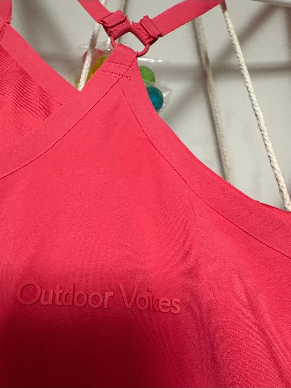 Outdoor Voices Petunia Exercise Dress - Bright Pink - Picture 4 of 4
